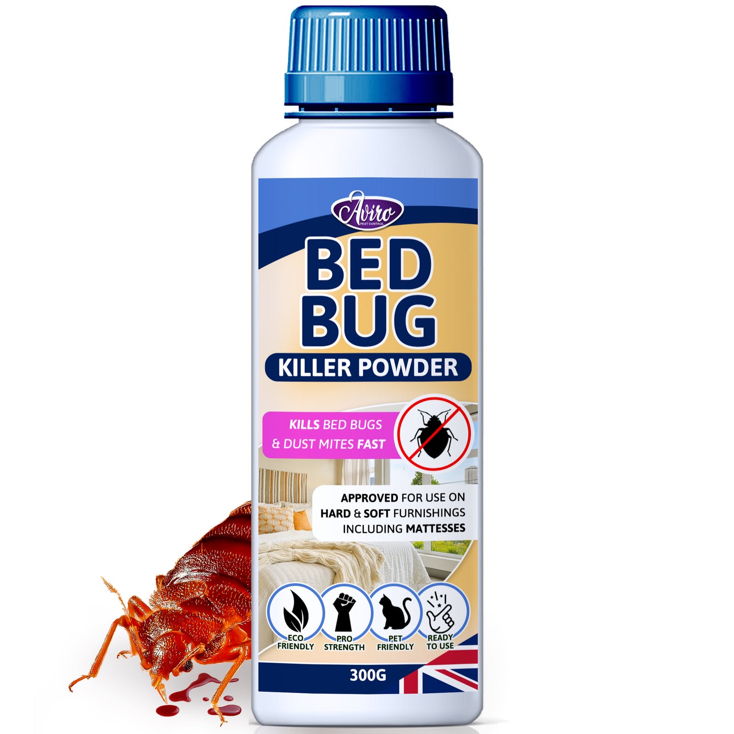 aviro-bed-bug-killer-powder-300-gram-front-view