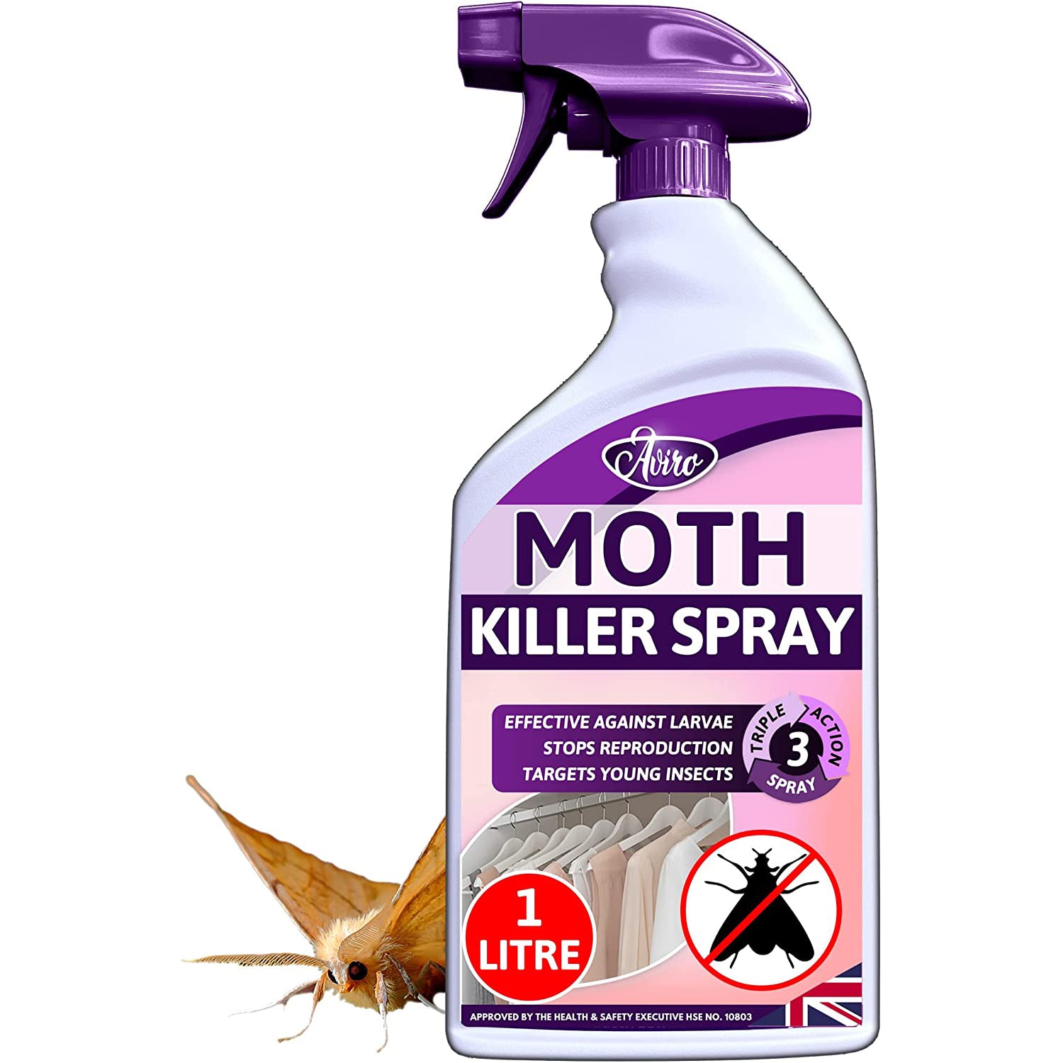 Natural Clothes Moth Killer Spray