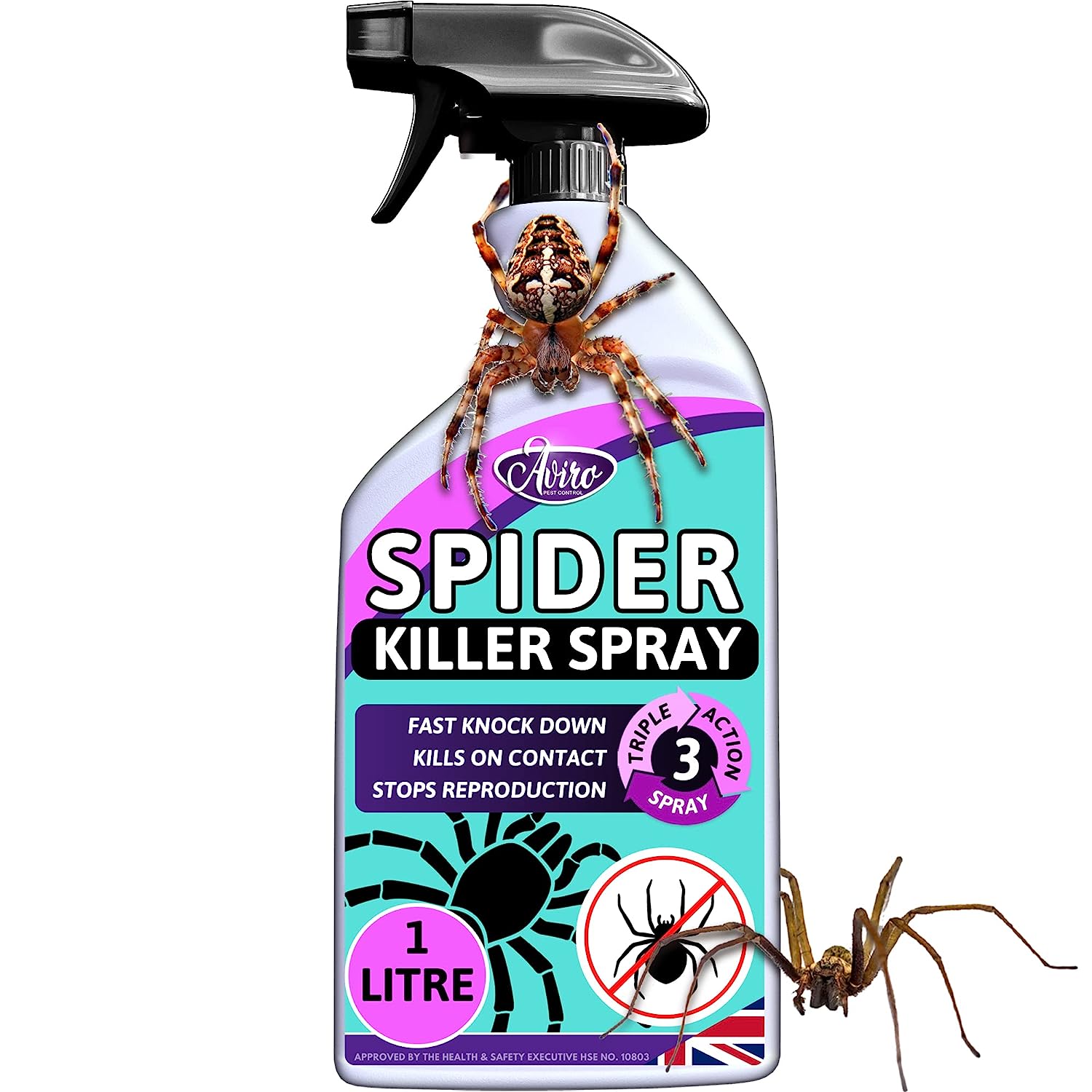 Aviro Spider Repellent Spray Eliminate Spiders Crawling Insects aviro-spider-repellent-spray-eliminate-spiders-crawling-insects