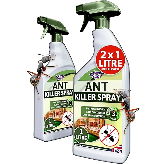 Aviro Ant Killer - Fast Acting Ant Killer Spray For Indoor And Outdoor Use.