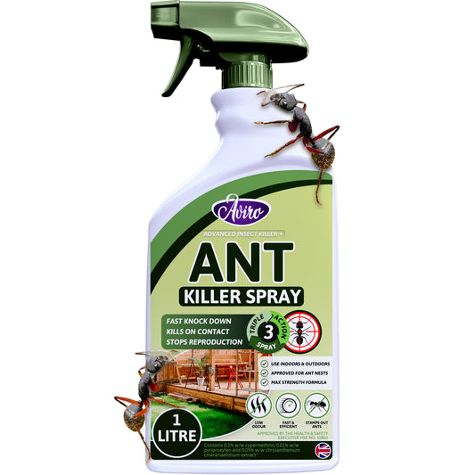 Aviro Ant Killer - Fast Acting Ant Killer Spray For Indoor And Outdoor Use