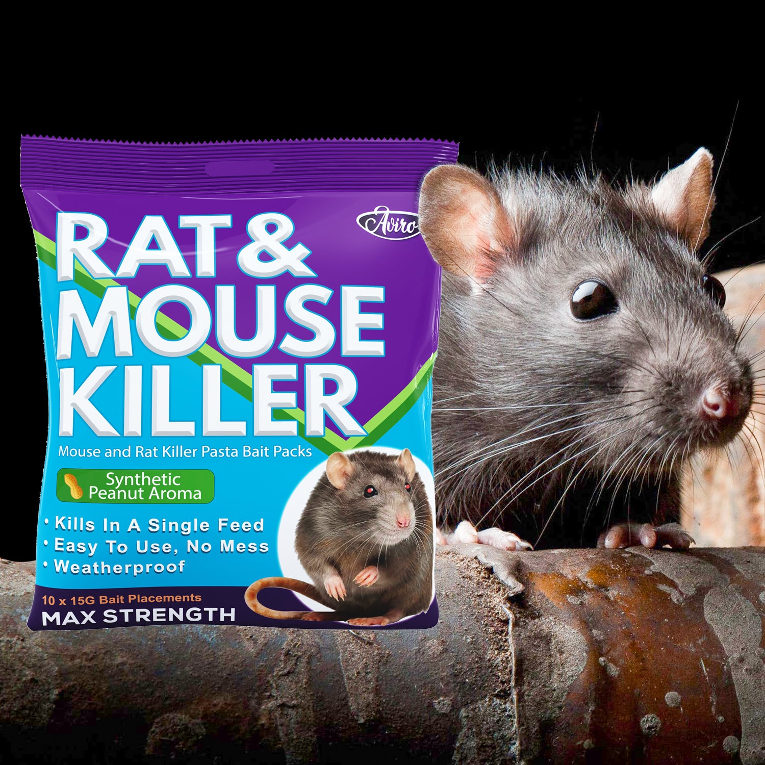 Protect Your Home: Aviro's Maximum Strength Rat & Mouse Poison (Safe & Easy  to Use) – Aviro Pest Control