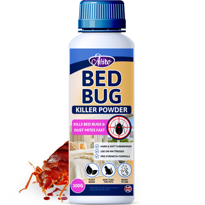 Aviro Bed Bug Killer (1 Litre) - Bed Bug Treatment Spray Approved For Use On Mattresses, Carpets And Hard Surfaces. Professional Strength For Immediate Control And Long Lasting Prevention