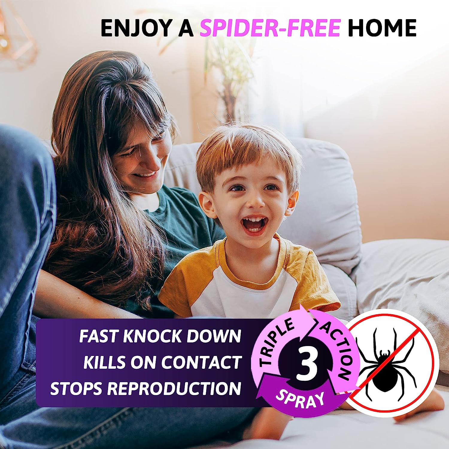 Aviro Spider Repellent Spray: Eliminate Spiders & Crawling Insects