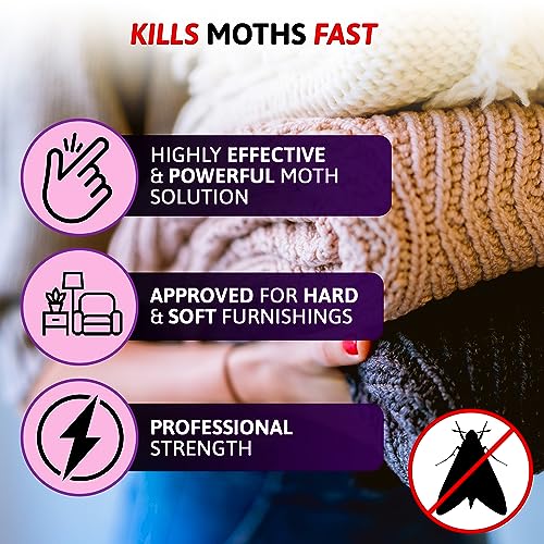 Aviro Moth Repellent for Wardrobes + Moth Killer Spray + Moth Killer Powder Bundle Pack