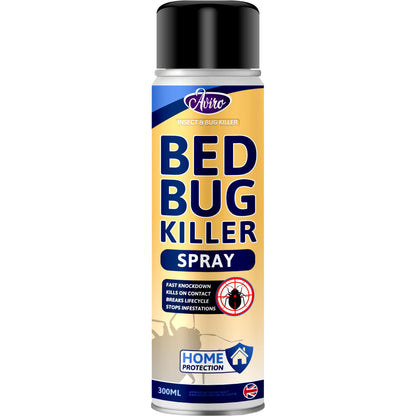 Aviro Bed Bug Killer - Strong Fast Acting Bed Bug Spray for Immediate Control & Ongoing Prevention Against Bed Bugs. Professional Bed Bug Treatment Spray Approved for Use On Hard & Soft Surfaces