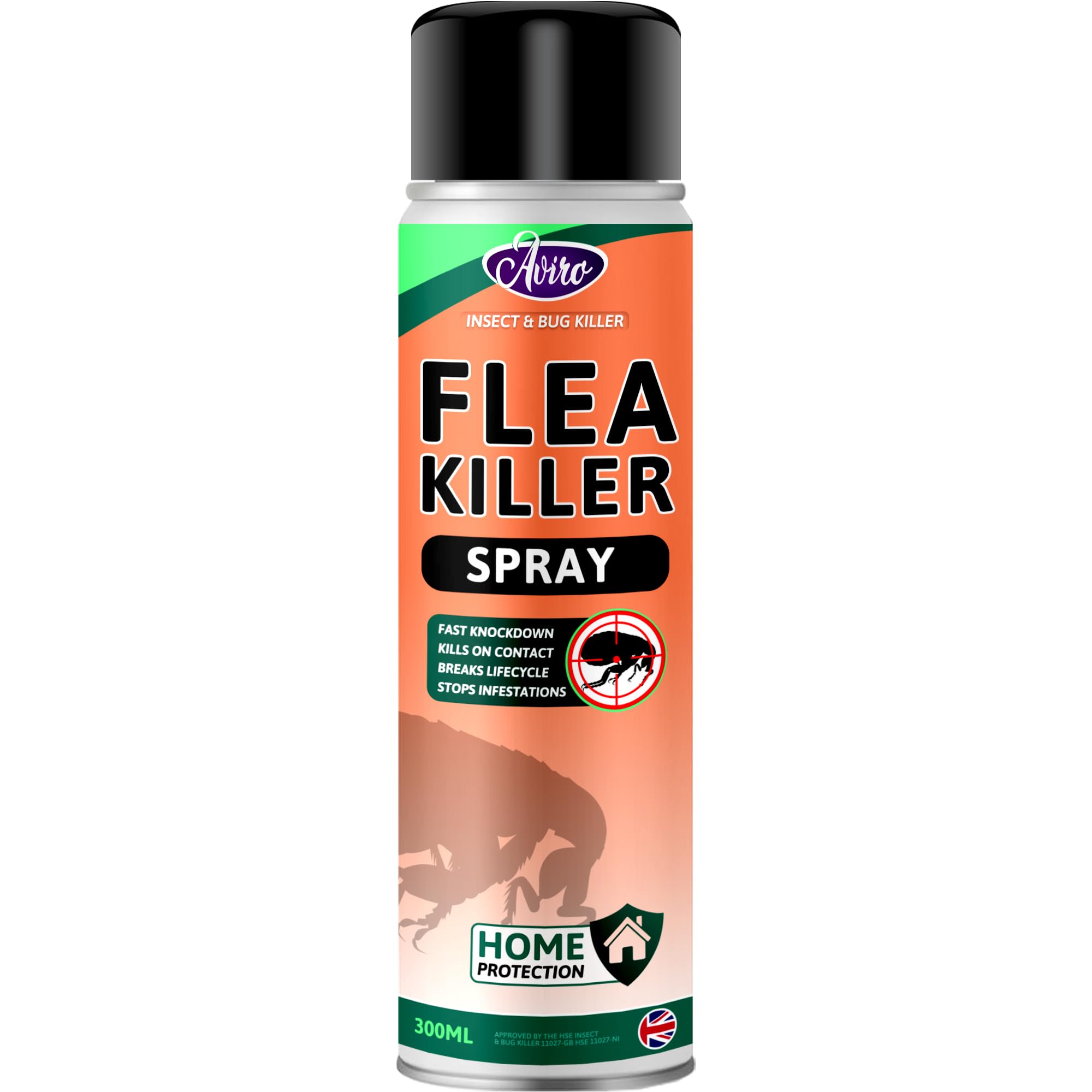 Aviro Flea Spray for The Home Fast Acting Flea Killer Spray Home Flea Treatment for House. Professional and Safe to Use Household Flea Spray for