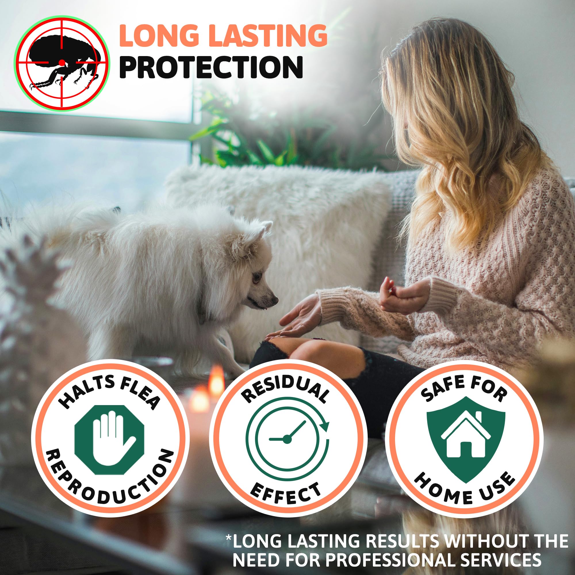 Immediate flea treatment best sale